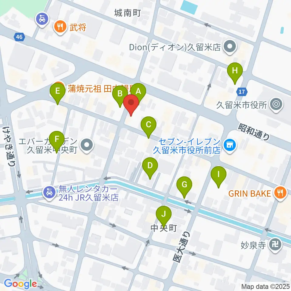 ゆめ色ピアノ教室周辺の駐車場・コインパーキング一覧地図
