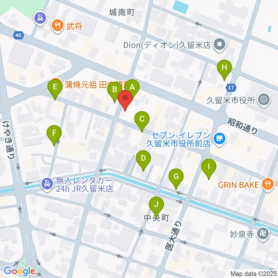 ゆめ色ピアノ教室周辺の駐車場・コインパーキング一覧地図