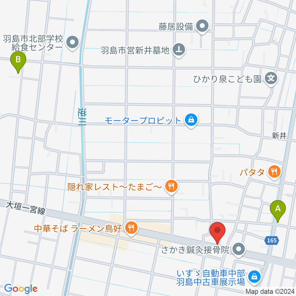 ジ・エンカウンター周辺の駐車場・コインパーキング一覧地図