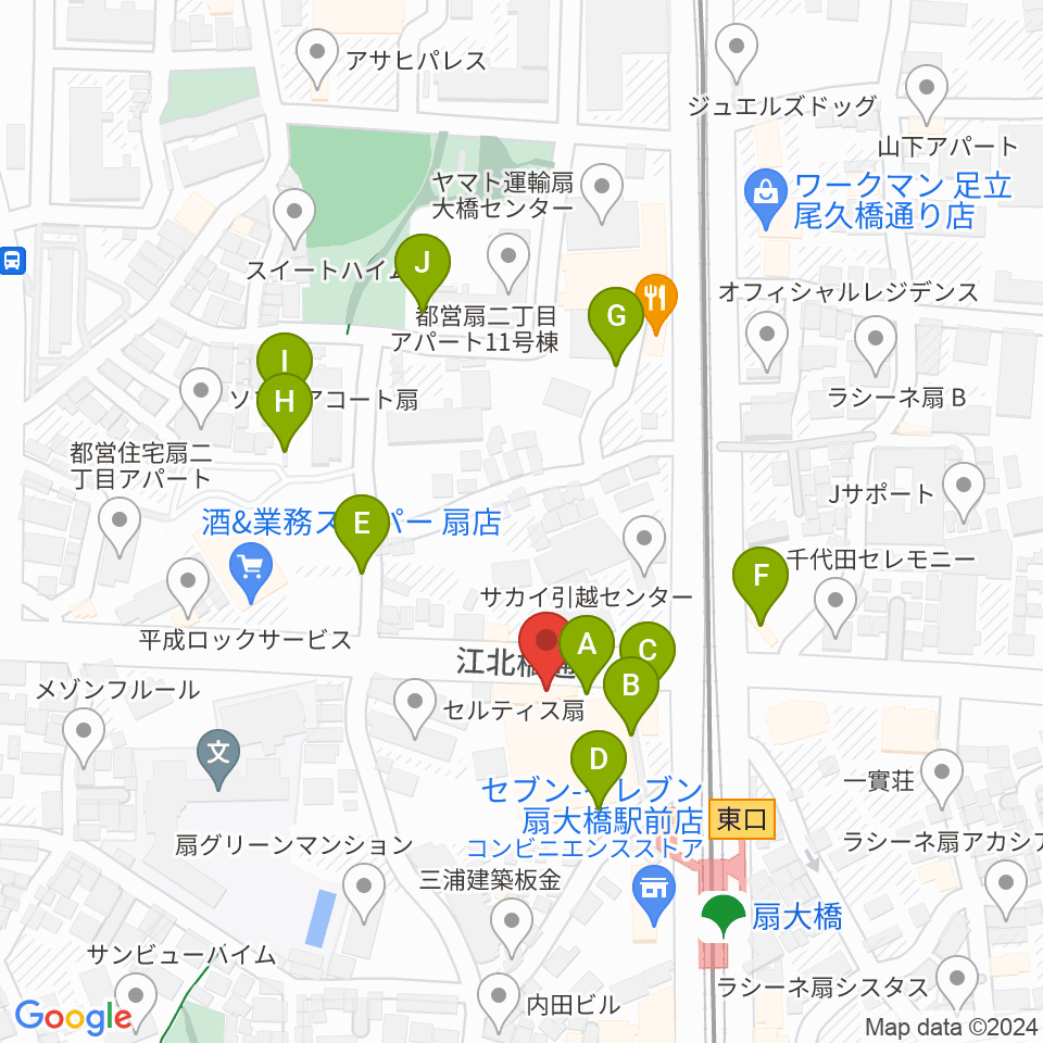 アトリエTANTOO周辺の駐車場・コインパーキング一覧地図