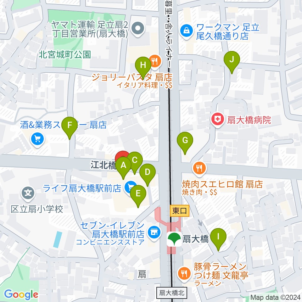 アトリエTANTOO周辺の駐車場・コインパーキング一覧地図