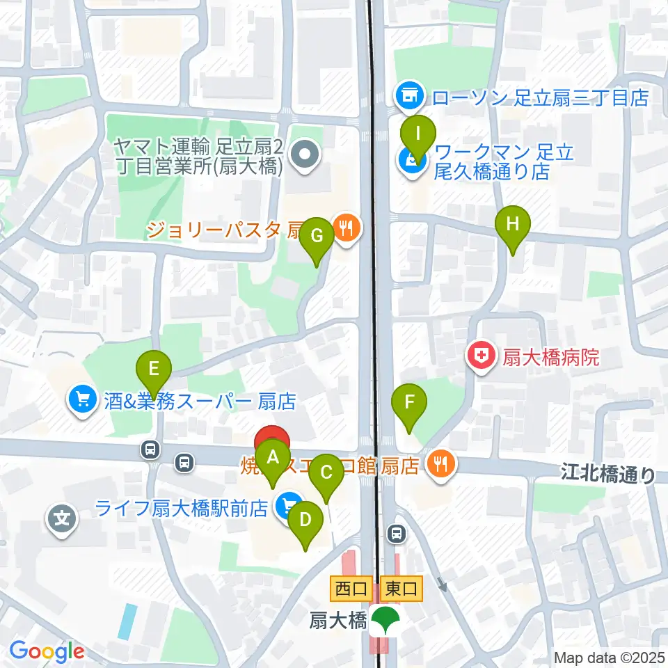 アトリエTANTOO周辺の駐車場・コインパーキング一覧地図