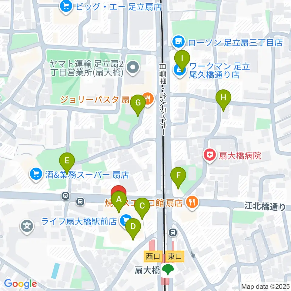 アトリエTANTOO周辺の駐車場・コインパーキング一覧地図
