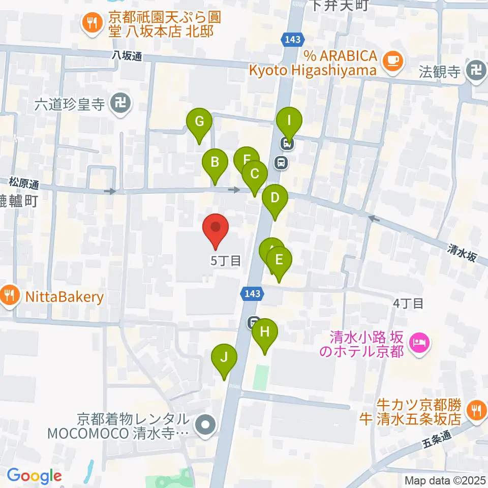 東山青少年活動センター周辺の駐車場・コインパーキング一覧地図
