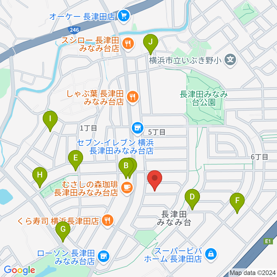 ローズ楽器工房周辺の駐車場・コインパーキング一覧地図