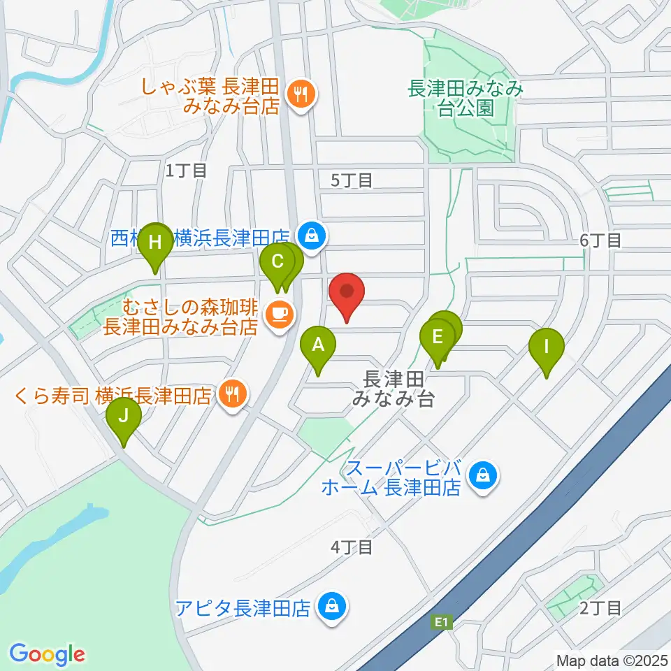 ローズ楽器工房周辺の駐車場・コインパーキング一覧地図