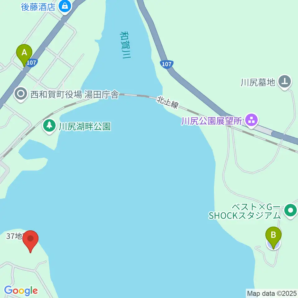 西和賀町文化創造館 銀河ホール周辺の駐車場・コインパーキング一覧地図