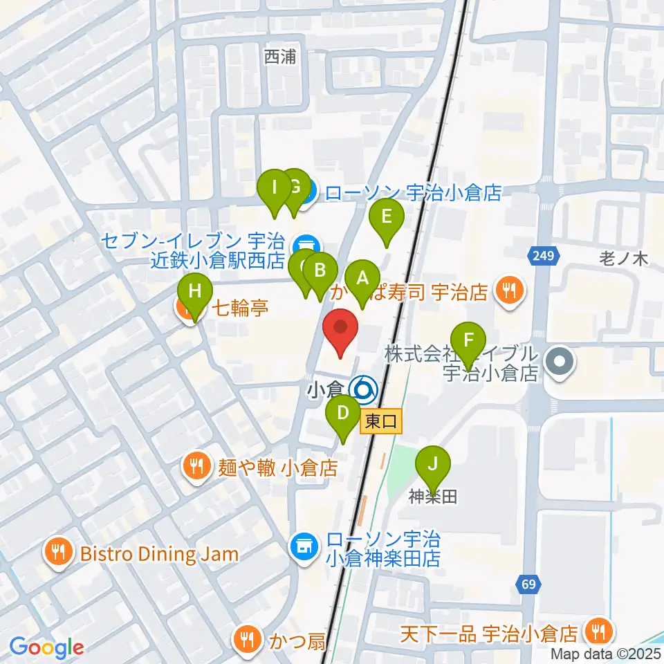 ソウルクリエイトミュージック周辺の駐車場・コインパーキング一覧地図
