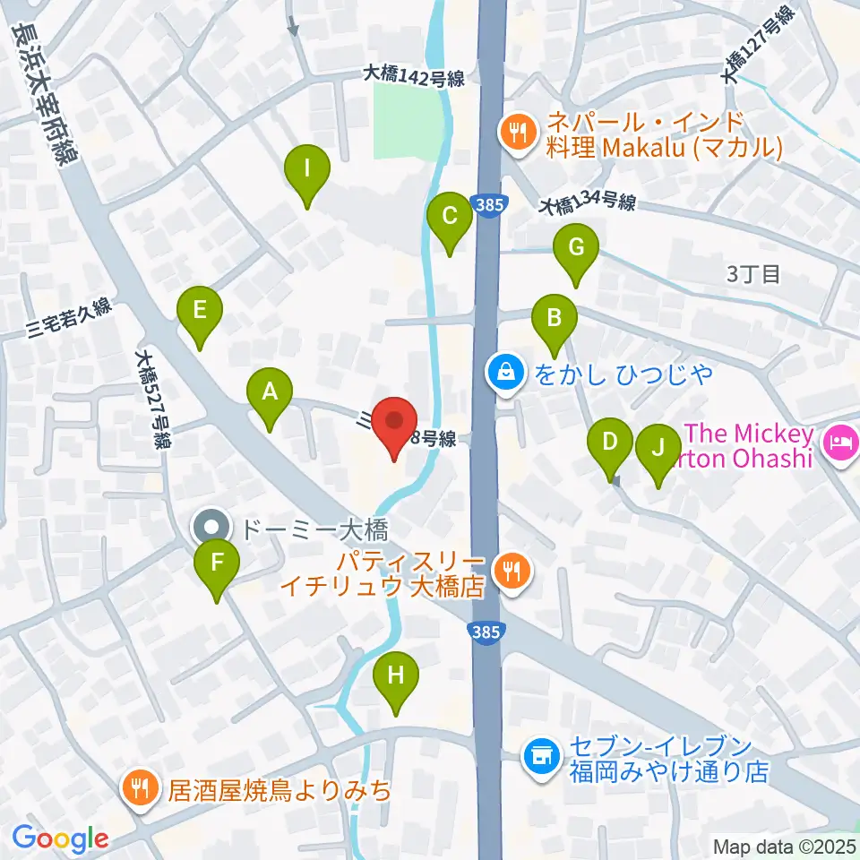Music Creators Lab.周辺の駐車場・コインパーキング一覧地図