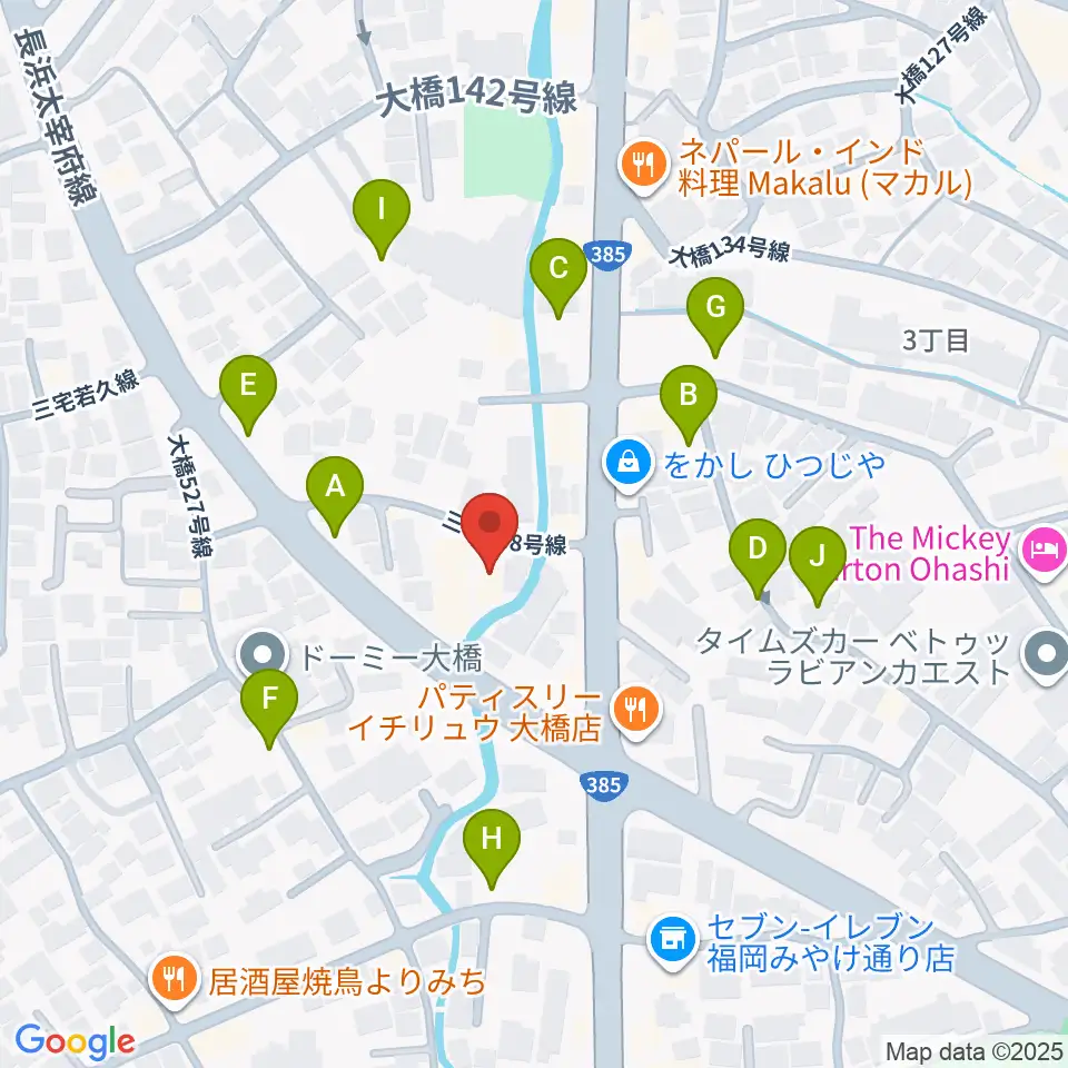 Music Creators Lab.周辺の駐車場・コインパーキング一覧地図