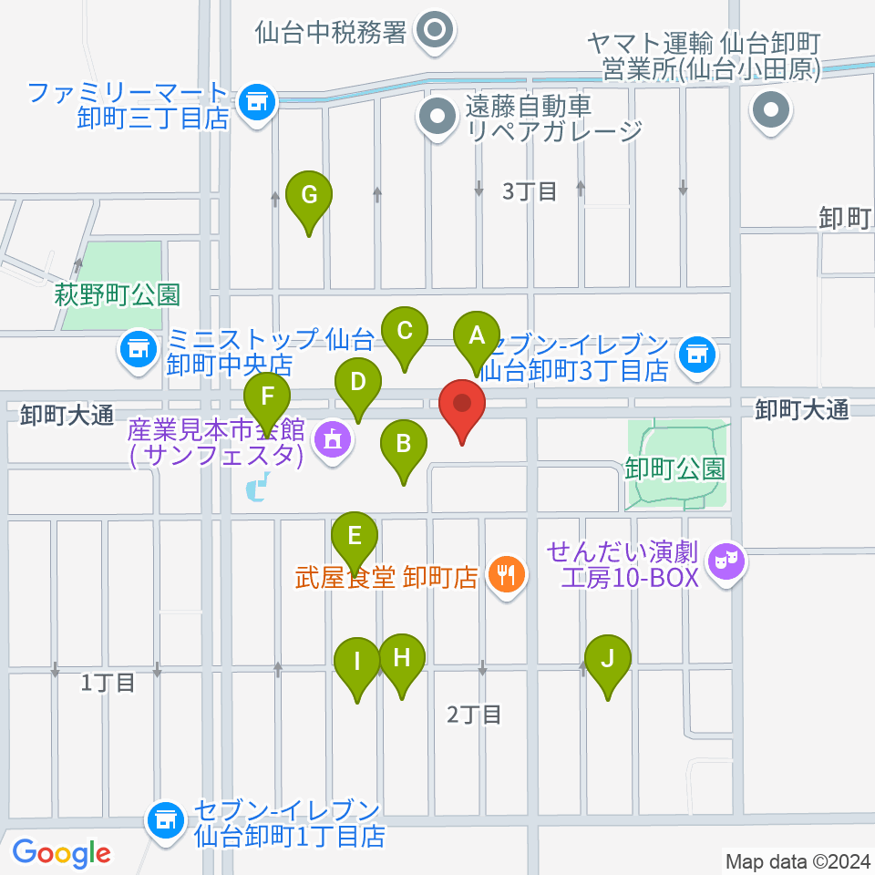 能-BOX周辺の駐車場・コインパーキング一覧地図