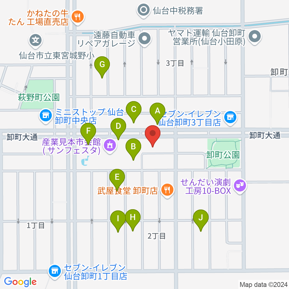 能-BOX周辺の駐車場・コインパーキング一覧地図