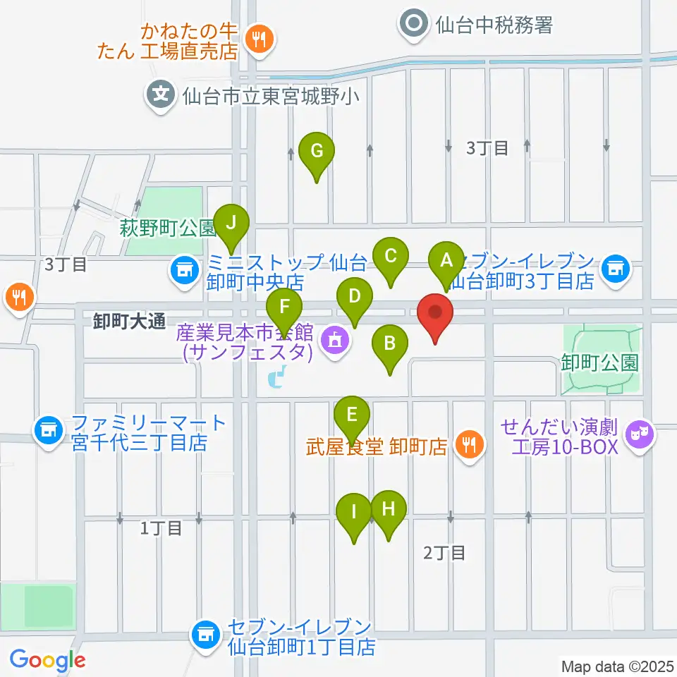 能-BOX周辺の駐車場・コインパーキング一覧地図