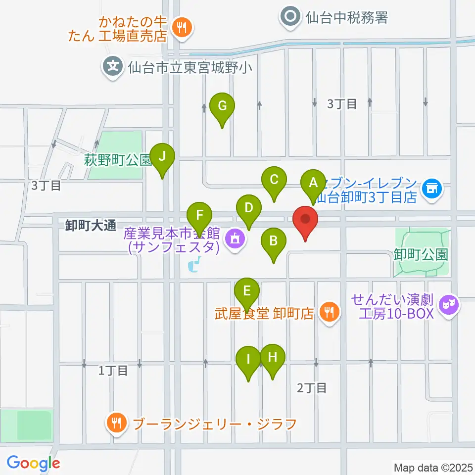 能-BOX周辺の駐車場・コインパーキング一覧地図