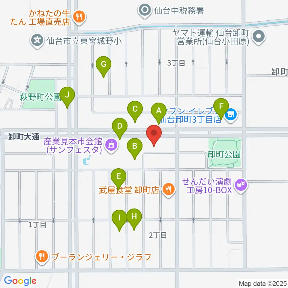 能-BOX周辺の駐車場・コインパーキング一覧地図