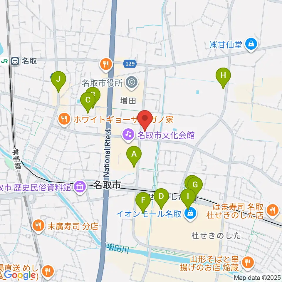 なとらじ801周辺の駐車場・コインパーキング一覧地図