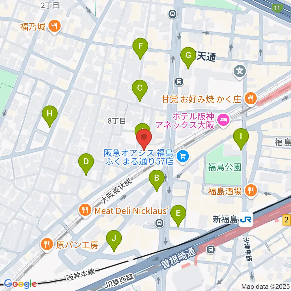 THIRD STONE福島店周辺の駐車場・コインパーキング一覧地図