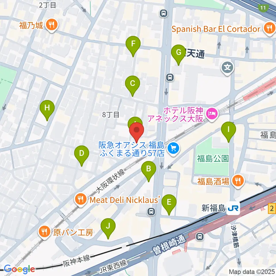 THIRD STONE福島店周辺の駐車場・コインパーキング一覧地図