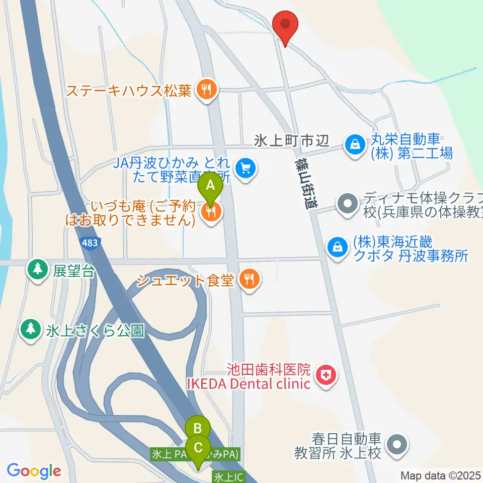 805たんば周辺の駐車場・コインパーキング一覧地図