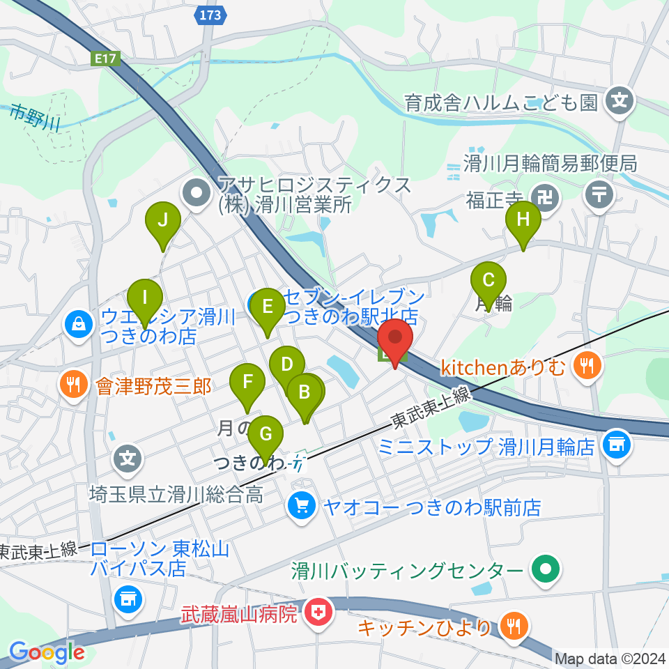 篠崎バイオリン工房周辺の駐車場・コインパーキング一覧地図