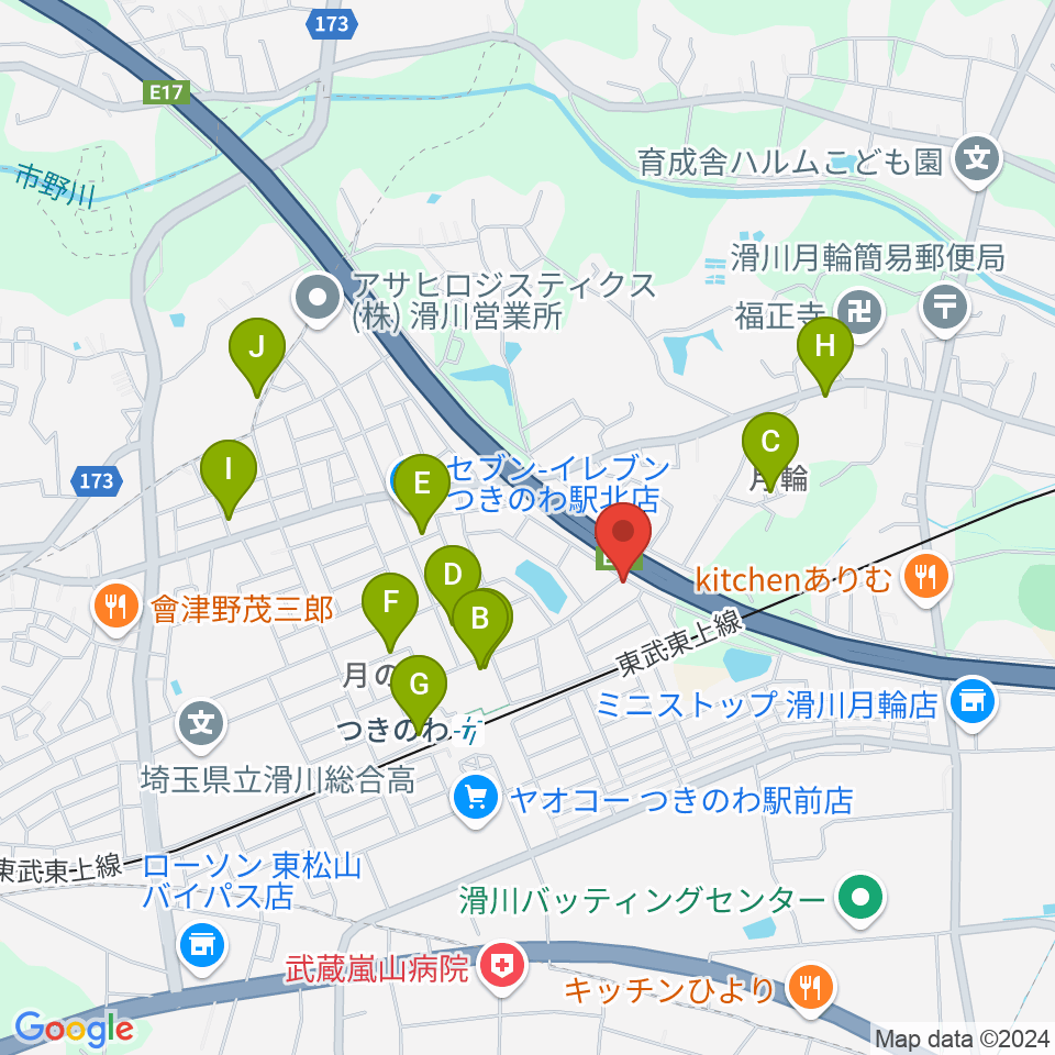 篠崎バイオリン工房周辺の駐車場・コインパーキング一覧地図