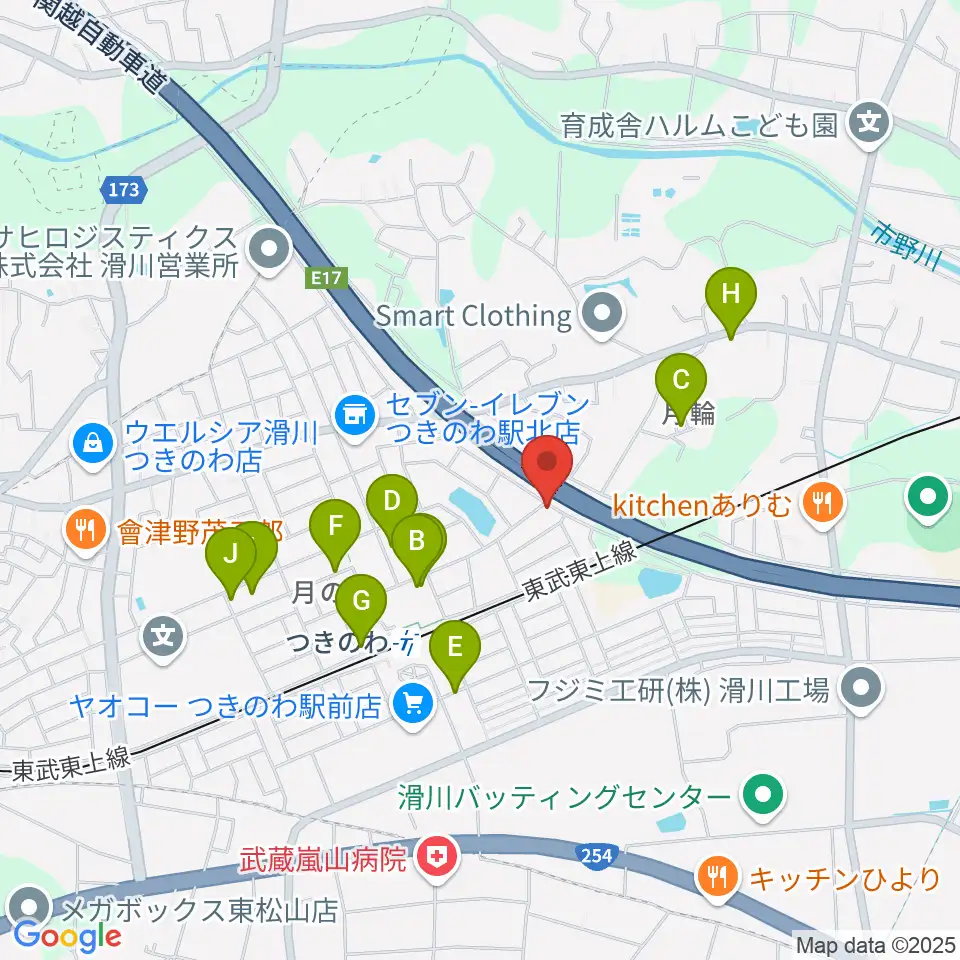 篠崎バイオリン工房周辺の駐車場・コインパーキング一覧地図