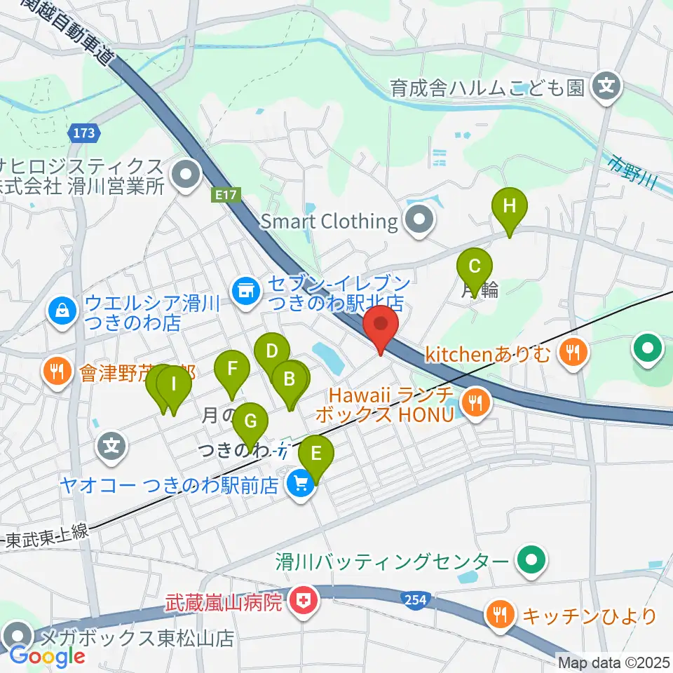 篠崎バイオリン工房周辺の駐車場・コインパーキング一覧地図