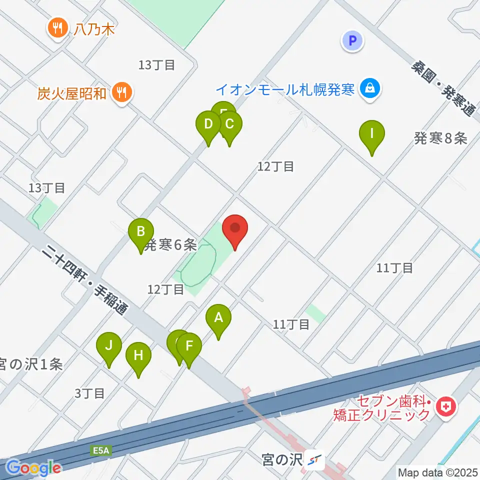 シンフォニカ・スクエア周辺の駐車場・コインパーキング一覧地図