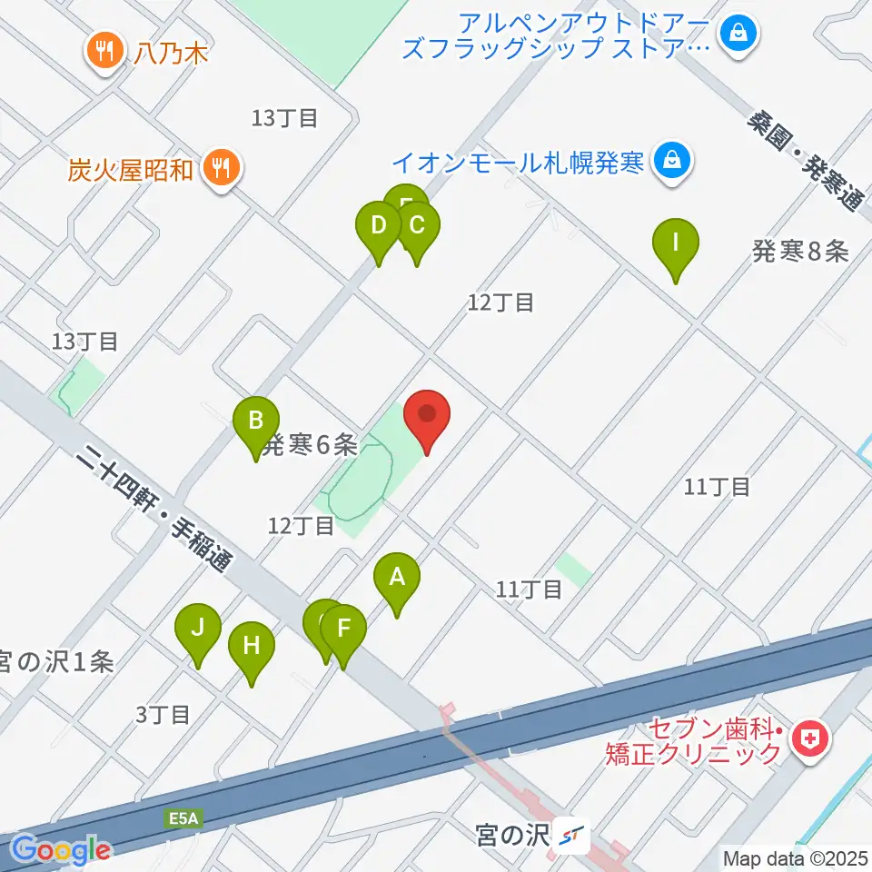シンフォニカ・スクエア周辺の駐車場・コインパーキング一覧地図