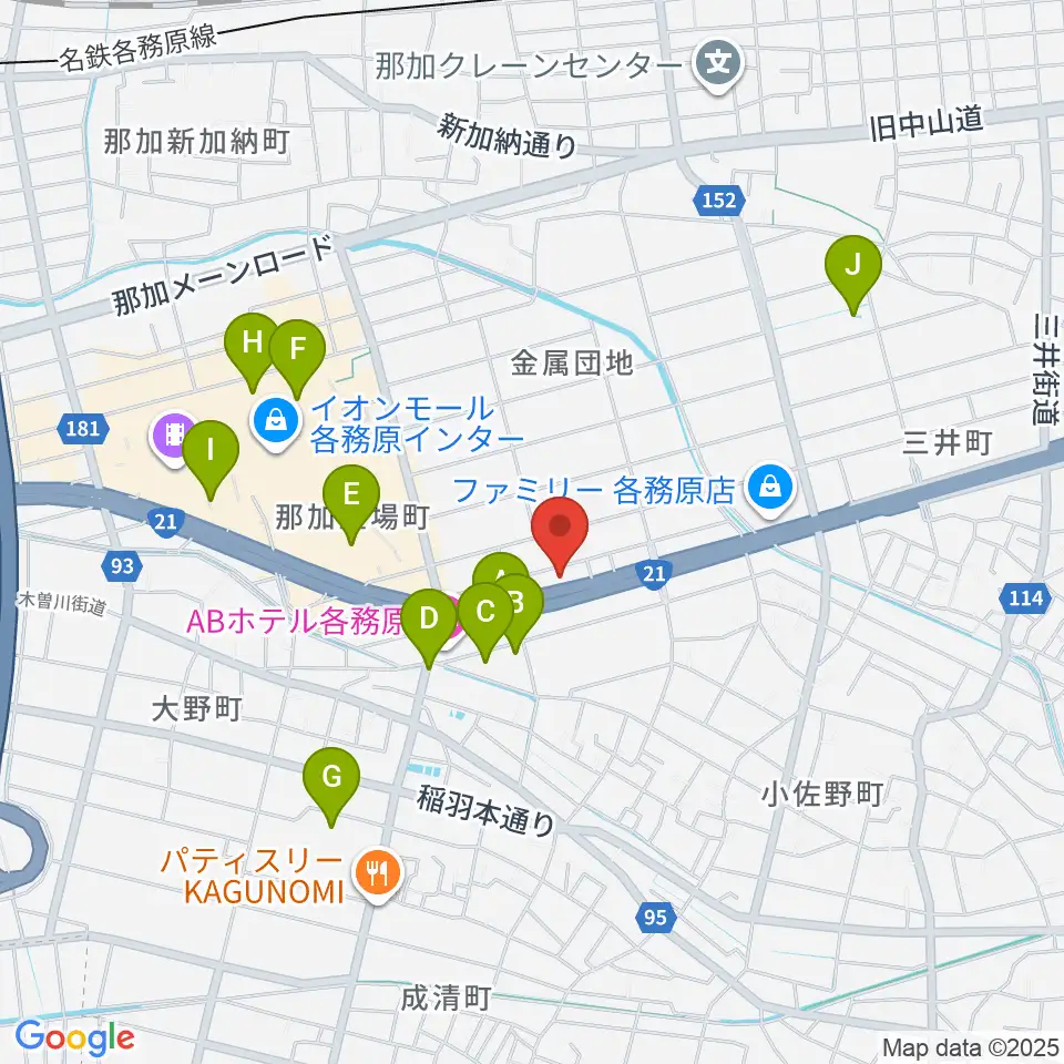 各務原ソルト＆ペッパー周辺の駐車場・コインパーキング一覧地図