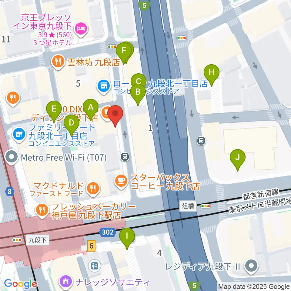 美ら音工房ヨーゼフ 東京店周辺の駐車場・コインパーキング一覧地図