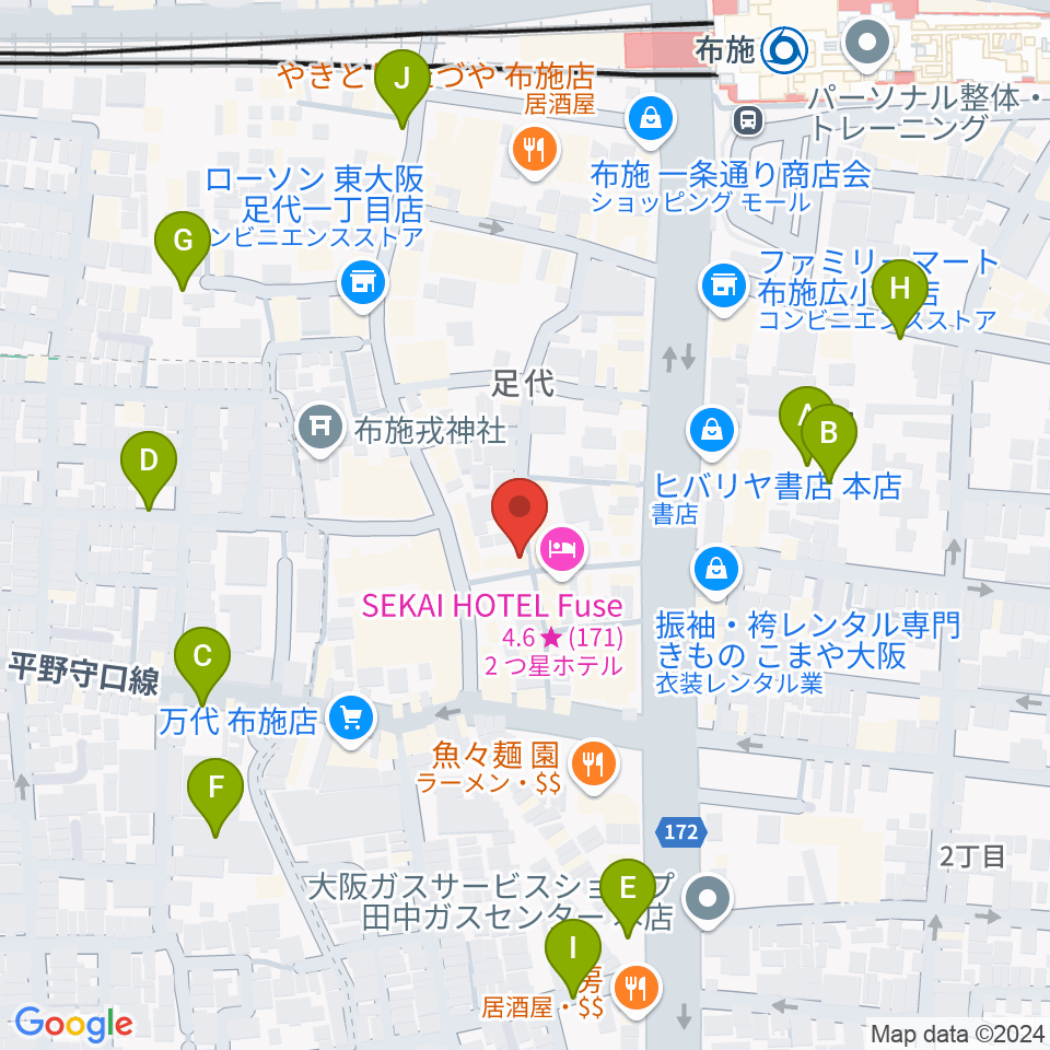 エジプトレコーズ周辺の駐車場・コインパーキング一覧地図