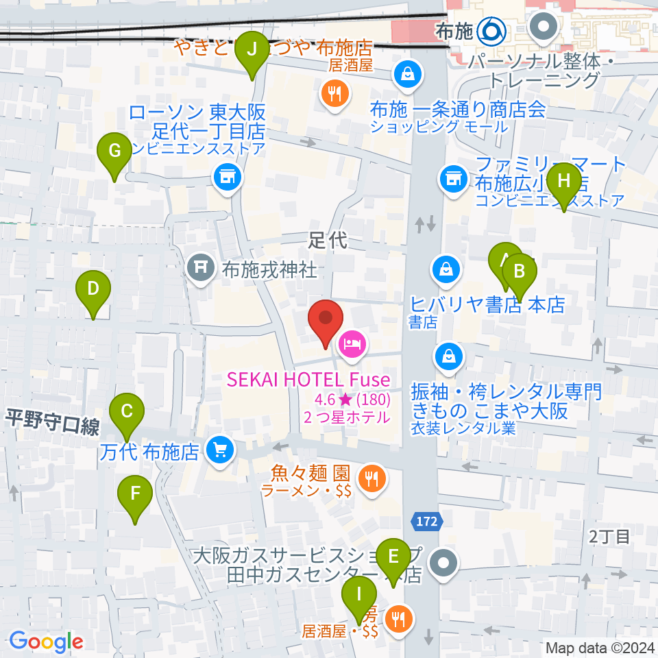 エジプトレコーズ周辺の駐車場・コインパーキング一覧地図