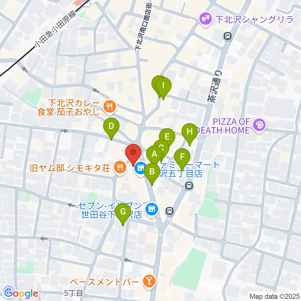 BM Studio周辺の駐車場・コインパーキング一覧地図