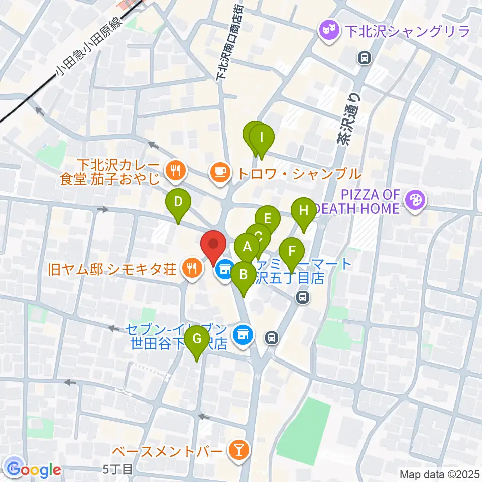 BM Studio周辺の駐車場・コインパーキング一覧地図