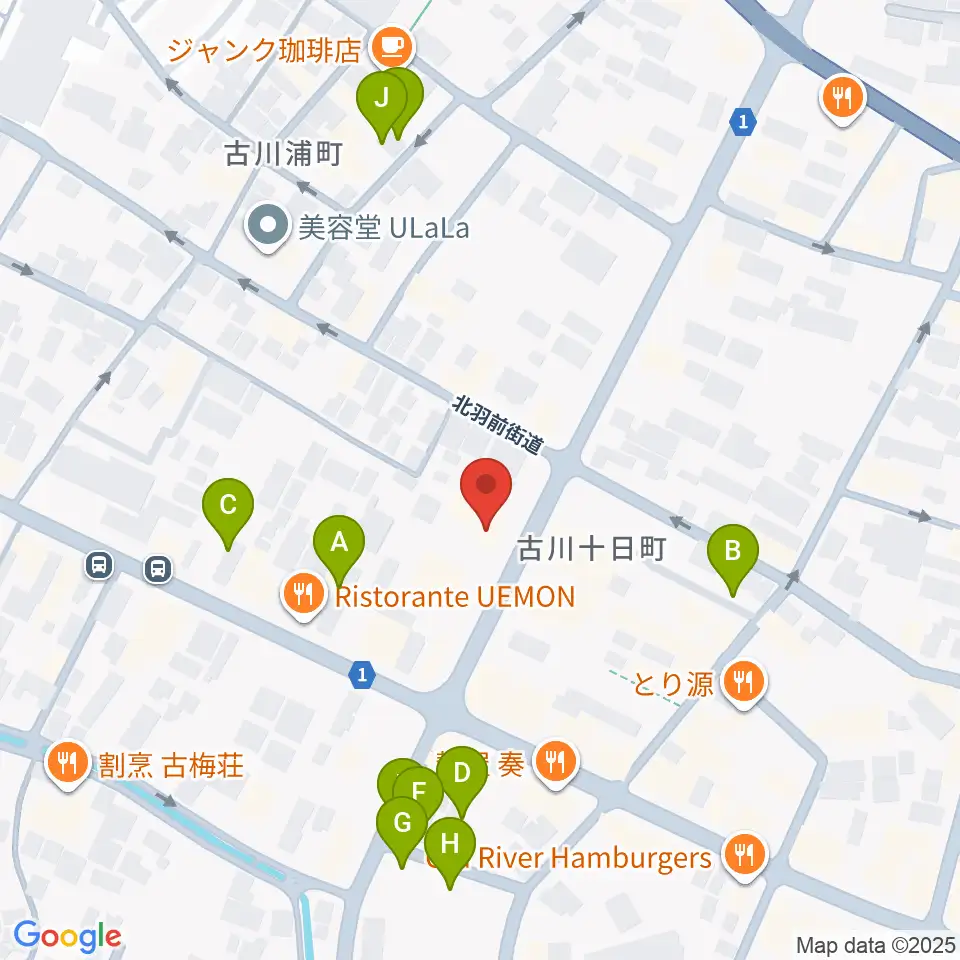 ソマキ・ミュージック周辺の駐車場・コインパーキング一覧地図
