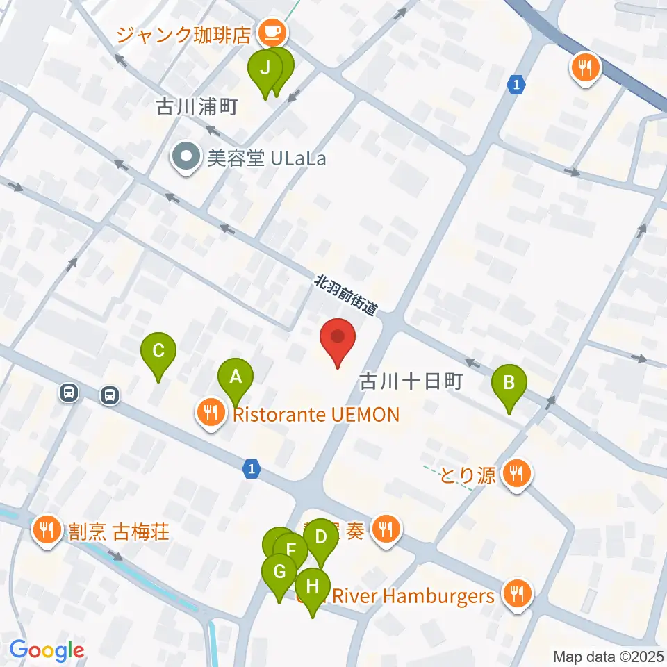 ソマキ・ミュージック周辺の駐車場・コインパーキング一覧地図