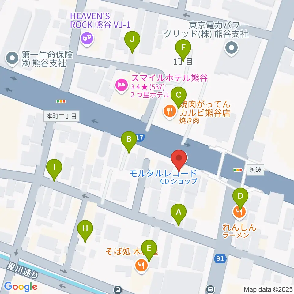 モルタルレコード周辺の駐車場・コインパーキング一覧地図