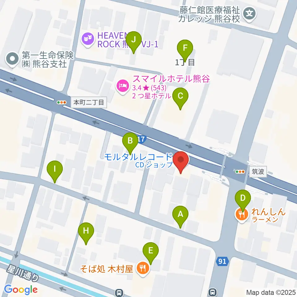 モルタルレコード周辺の駐車場・コインパーキング一覧地図