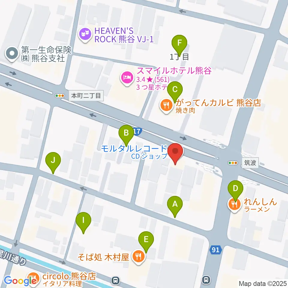 モルタルレコード周辺の駐車場・コインパーキング一覧地図