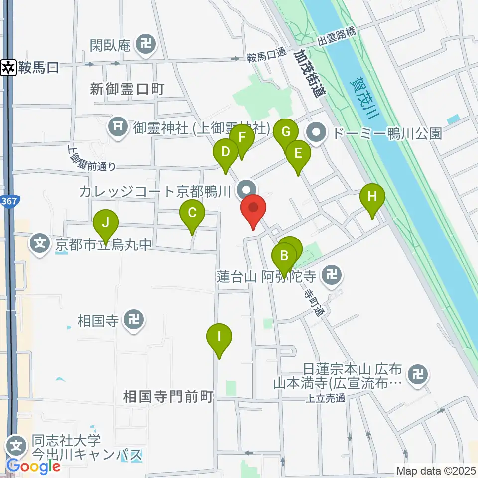 あとりえミノムシ周辺の駐車場・コインパーキング一覧地図