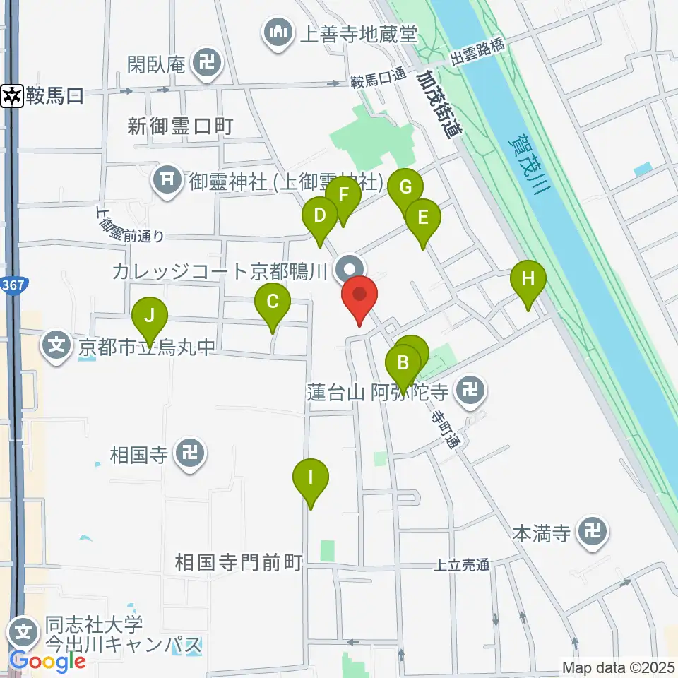 あとりえミノムシ周辺の駐車場・コインパーキング一覧地図