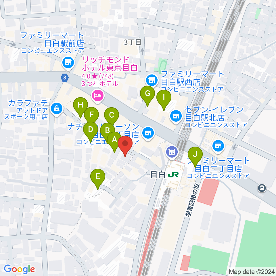 WORLD DISQUE周辺の駐車場・コインパーキング一覧地図