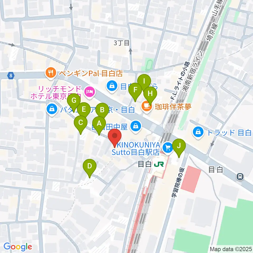 WORLD DISQUE周辺の駐車場・コインパーキング一覧地図