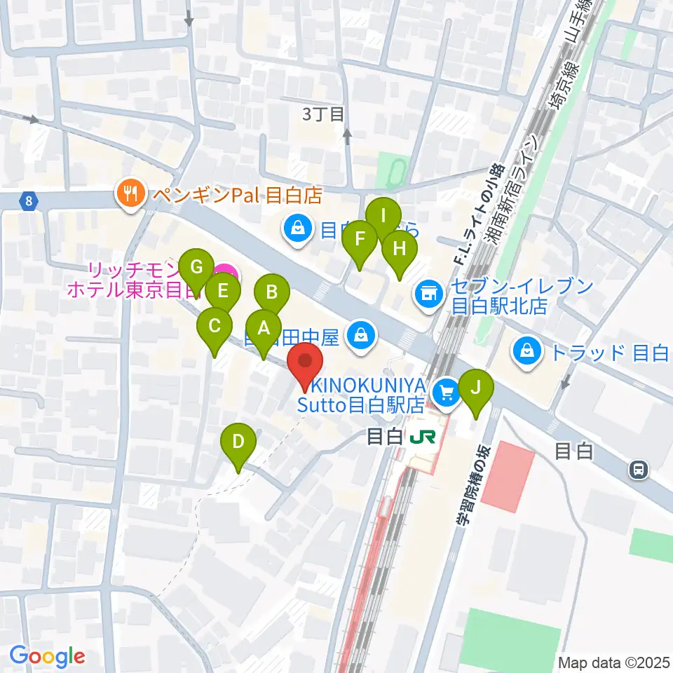 WORLD DISQUE周辺の駐車場・コインパーキング一覧地図