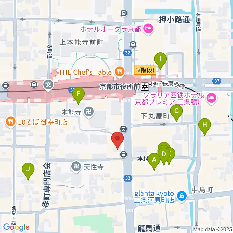 JET SET京都店周辺の駐車場・コインパーキング一覧地図