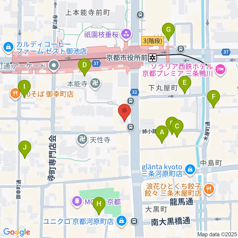 JET SET京都店周辺の駐車場・コインパーキング一覧地図