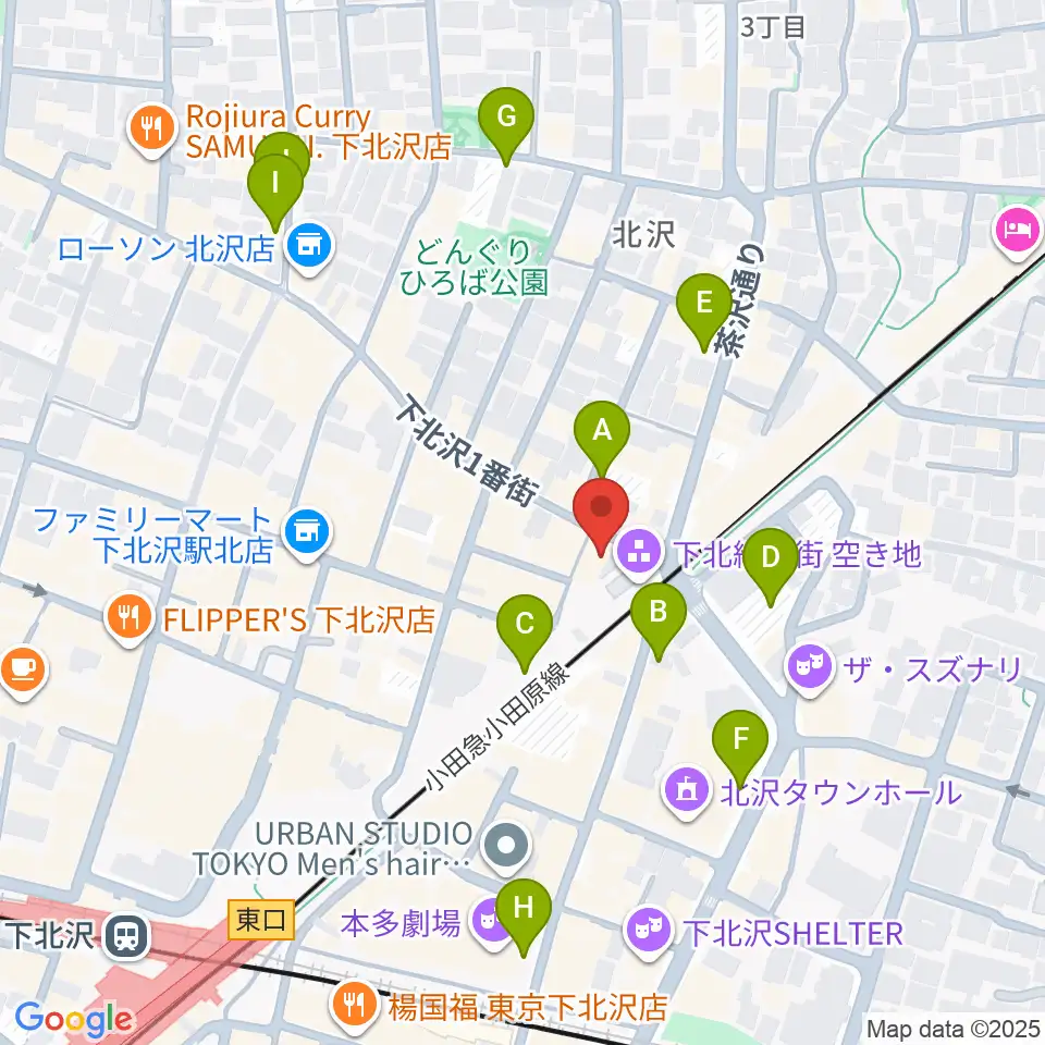 JET SET TOKYO下北沢店周辺の駐車場・コインパーキング一覧地図