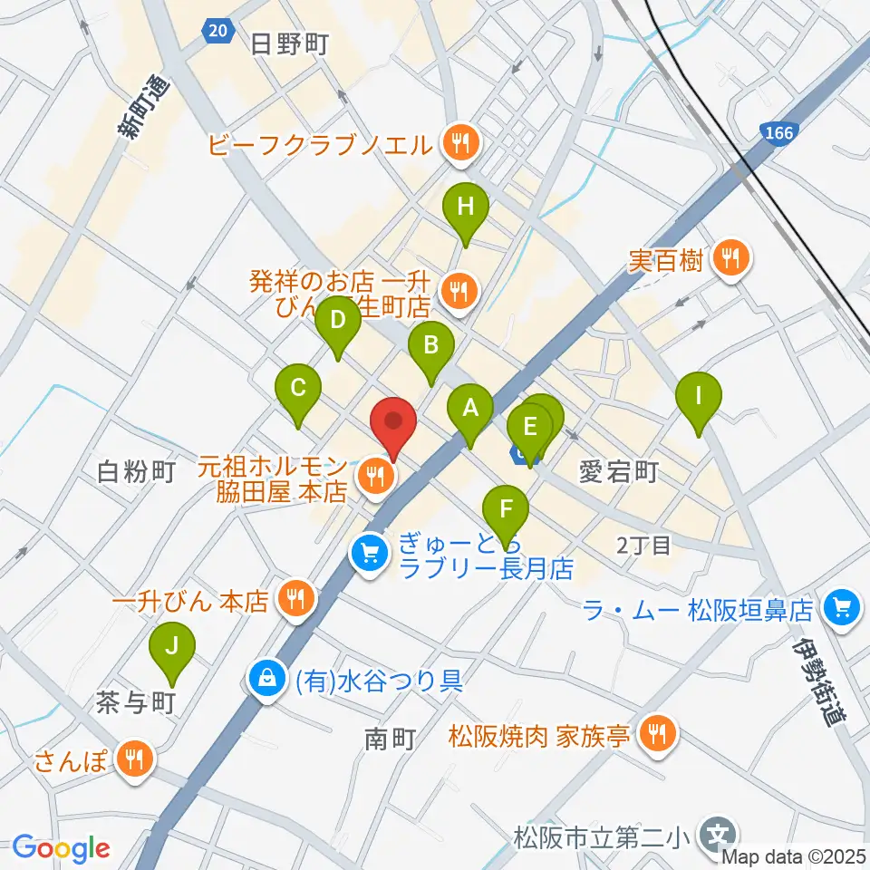 松阪ROCKERS CLUB周辺の駐車場・コインパーキング一覧地図