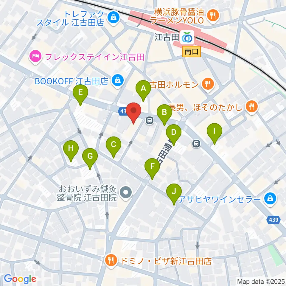 ココナッツディスク江古田店周辺の駐車場・コインパーキング一覧地図